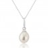 9ct White Gold Pearl Pendant - Macintyres of Edinburgh