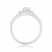 Vintage CZ Dress Ring in 9ct White Gold | Save 40% off High Street