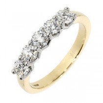 18ct Gold 5st Diamond Eternity Ring - Macintyres of Edinburgh