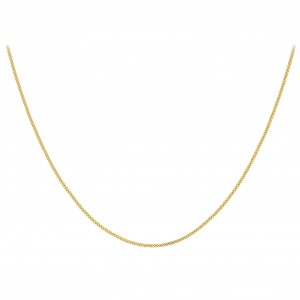 18ct Yellow Gold 16"Curb Chain