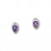 [Save 25% off RRP] Ortak Amethyst Silver Earrings CE400 - Macintyres