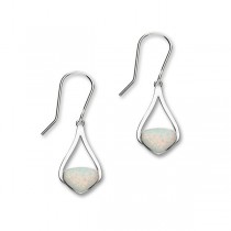 Ortak Sahara Sunset Silver Drop Earrings - SE391 | Save 25% off RRP