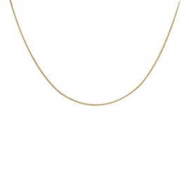 9ct Yellow Gold Adjustable 18 - 20 inch Curb Link Chain - Macintyres of Edinburgh