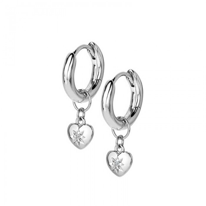 Hot Diamonds Heart Hoop Earrings - DE718