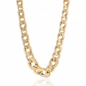 9ct Gold Graduated Curb-link 18"Necklace