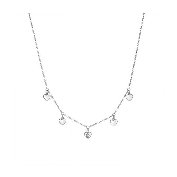 Hot diamonds sales silver necklace