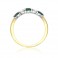 18ct Gold Diamond & Emerald Eternity Ring - Save 40% off High Street Price