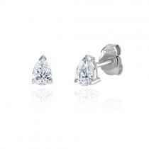 18ct 0.73ct Pear-shaped Diamond Earrings - Macintyres of Edinburgh