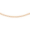 18ct Rose Gold 16"Belcher Chain