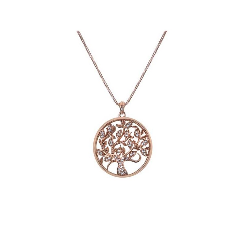 Hot Diamonds Nurture Circle White Topaz Rose Gold Plated Pendant Hot Diamonds Nurture Circle White Topaz Rose Gold Plated Pendant