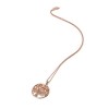 Hot Diamonds Nurture Circle White Topaz Rose Gold Plated Pendant