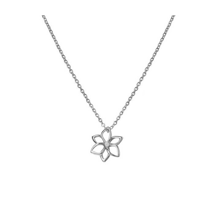 Hot Diamonds Amulets Silver Flower Pendant - DP894