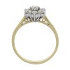 18ct Gold 0.54 carat Diamond Petal Cluster Ring - Macintyres of Edinburgh
