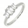 3 Stone Emerald Cut Engagement Ring - 1.09ct - Macintyres of Edinburgh