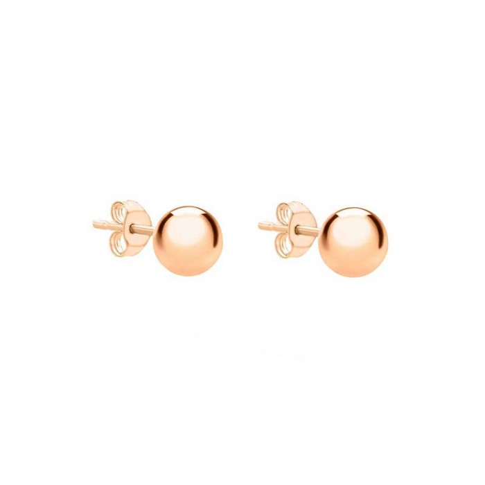 9ct Rose Gold 10mm High Polish Ball Stud Earrings