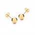 9ct Gold Polished 6mm Ball Stud Earrings - SAVE 39% off RRP
