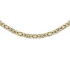 9ct Gold Mini Square Byzantine 18 Inch Chain