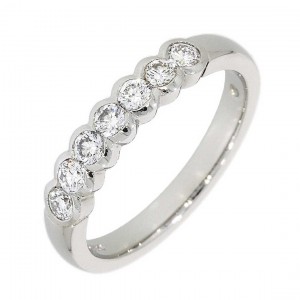 Platinum 7 Stone Diamond Eternity Ring - 0.45cts