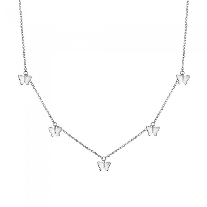 Hot Diamonds Flutter Silver Butterfly Necklace - DN169