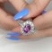 Oval Purple Sapphire Ring - Macintyres of Edinburgh