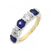 Sapphire Eternity Ring - S1.50ct; D:0.83 - Macintyres of Edinburgh