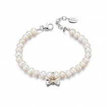 D for Diamond Childrens Pearl Bracelet B4890 - SAVE 28% off RRP