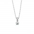 Save 28% off RRP - D for Diamond Silver Star Pendant P616 