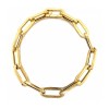 9ct Gold Paperclip Link 8-inch Chain Bracelet
