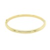 9ct Gold 5mm D-shaped Bangle