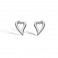 25% off RRP | Kit Heath Desire Love Story Heart Stud Earrings
