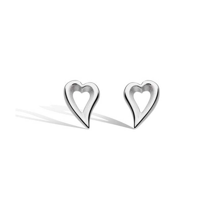 Kit Heath Desire Love Story Heart Stud Earrings - 40521SRP