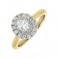 Double Halo Diamond Engagement Ring - Macintyres of Edinburgh