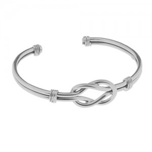 Tianguis Jackson Reef Knot Silver Cuff Bangle - BT2127