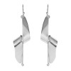 Tianguis Jackson Silver Twist Drop Earrings | Macintyres of Edinburgh