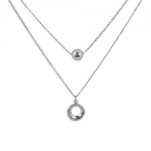 Tianguis Jackson Circle & Ball Layered Necklace - CY0005