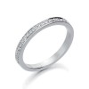 Platinum Diamond Wedding Ring - D: 0.17cts