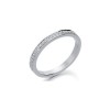 Platinum Diamond Wedding Ring - D: 0.17cts