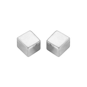 Tianguis Jackson Silver Cube Stud Earrings