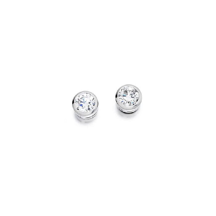 18ct Yellow & White Gold Diamond Stud Earrings - 0.29cts