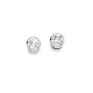 18ct Yellow & White Gold Diamond Stud Earrings - 0.23cts