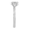 Platinum 3 Stone Oval & Pear-Shaped Diamond Ring