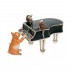 Saturno Silver Animals - Cat Playing Grand Piano - Macintyres of Edinburgh