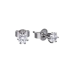 Diamonfire Sterling Silver Half Carat Zirconia Earrings - E5583