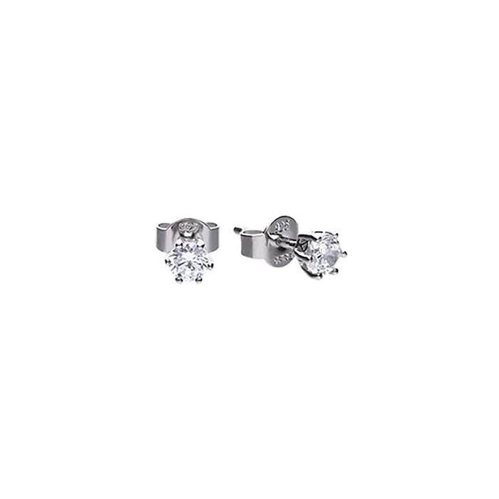 Diamonfire Sterling Silver Half Carat Zirconia Earrings - E5583
