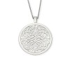 Ortak Silver Celtic Circle Pendant - P98
