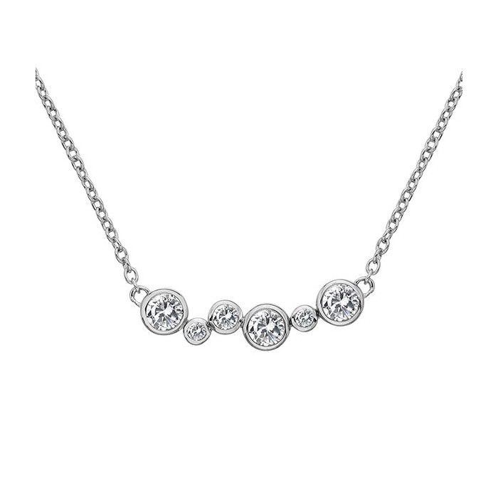 Hot Diamonds Tender White Topaz Necklace - DN147