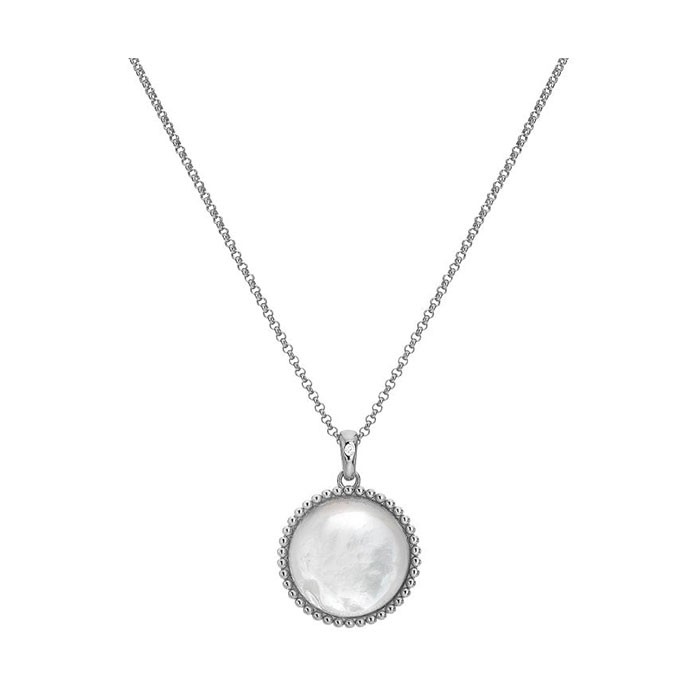 Hot Diamonds Silver Mother Of Pearl Pendant - DP922