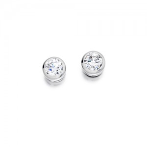 18ct Yellow & White Gold Diamond Stud Earrings - 0.20cts