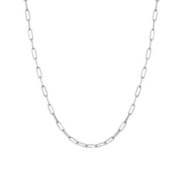 Hot Diamonds Silver Paperclip Necklace CH128 | Save 24% off RRP