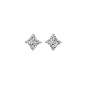 Hot Diamonds Squared Triangle Earrings - DE747